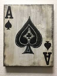Ace Of Spades Art Deck Playing Cards Painting Original Etsy Ace Of Spades Playing Cards Cards