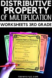 Distributive Property Of Multiplication Worksheets 3rd Grade Properties Of Multiplication Distributive Property Of Multiplication Elementary Math