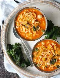 15 Delicious Vegetarian Recipes You Can Meal Prep On Sunday The Everygirl Homemade Soup Recipe Vegan Asian Recipes Ramen Noodle Soup