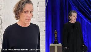 They are having lunch and a lady (angela) has a bunch of morrissey tattoos which they show on screen. Oscars 2021 Mcdormand Quotes Macbeth In Her Speech For Best Actress Win For Nomadland