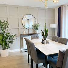 It's made from engineered wood with a solid ash base. 18 Gray Dining Room Design Ideas