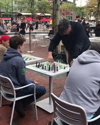 HAPPENING NOW: Community Chess Weekend!, ▪️1-3pm: Challenge a Grandmaster  in a simultaneous exhibition., ▫️4:30-7pm: Collins Cup Blitz Tournament  Qualifiers., ▪️TOMORROW 1-4pm: Collins Cup Finals, ...