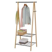 Portant 2 Etageres Et 4 Pateres 647856 Furniture Wardrobe Rack New Homes