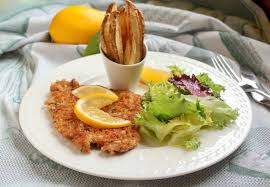 This breaded pork chop recipe uses panko for a lighter and crunchier coating that stays crisp my mama's breaded pork chops, however, are fantastic! Christina S Breaded Pork Chops Schnitzel Christina S Cucina