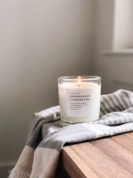 Lemongrass Tangerine Aesthetic Candles Candle Photography Ideas Candle Photoshoot