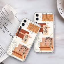 Aesthetic Abstract Phone Case For Iphone 12 11 Pro Max Xr Xs Etsy Clear Phone Case Tumblr Phone Case Diy Phone Case