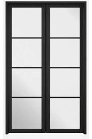 Even better is no visible threshold for improved access. Internal Room Divider Premium Primed Black W4 Soho With Clear Glass