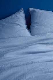 Draps housse 180x200 en percale, coton, lin. Drap Housse 180 X 200 Cm Von Au Printemps Paris Blau Made In Design