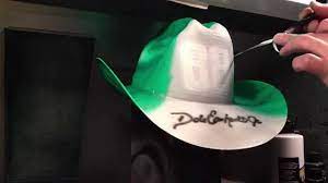 88 Racing Cowboy Hat Paint Youtube