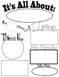 All About Me Activities From Kiboomu Kids Songs All About Me Worksheet All About Me Preschool About Me Activities
