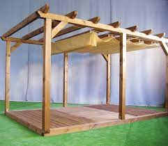 Par exemple, si l'intérieur de votre structure mesure 345 x 455 cm, commandez une toile d'ombrage de 335 x 445 cm. Store Pergola 3x4 Kit De Fixation