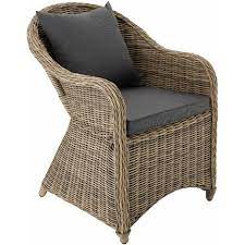 Der rattan sessel für gemütliche stunden. Rattansessel Mit Aluminiumgestell Inkl Sitzkissen Und Ruckenkissen Rattanstuhl Gartensessel Gartenstuhl Natur