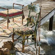 mackenzie childs forest fish chair