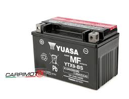 Yuasa Battery Ytx9 Bs 8a Lh Polarity 150x87x105mm