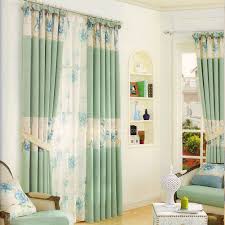 Floral Pattern Light Green Bedroom Curtains 2016 New Arrival