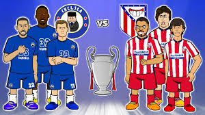 Featured game | manchester city vs. Chelsea Vs Atletico Madrid The Cartoon 2 0 Champions League Goals Highlights 2021 Ziyech Youtube