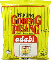 Rasa pisang goreng pasti tambah lezat kalau kita menggunakan jenis pisang yang benar. Adabi Tepung Goreng Pisang Banana Fritter Batter Mix é¦™è•‰ç‚¸ç²‰ Wai Yee Hong