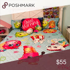 Girls quilt set twin size unicorn quilt bedding kids bedspreads set cute kids print quilt girls coverlet set reversible. Shopkins Queen Size Comforter Set 7 Piece Set Queen Size Comforter Sets Queen Size Comforter Shopkins Bedding