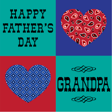 You have the whole grandpa thing down pat! Fathers Day Grandpa With Bandana Hearts 534259 Vector Art At Vecteezy