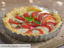 Tarte Tomates Mozzarella Recettes Recette En 2020 Tarte Tomate Mozzarella Tarte Tomate Recette