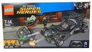The batmobile from batman arkham knight has been available in the form of model, but for lego fans, we're more willing to see the batman. Lego 76045 Kryptonite Interception Set Batman Vs Superman Movie Batmobile New Ebay