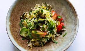 Nigel Slater S Recipe For Brown Basmati Courgettes And Tomatoes Veggie Dinner Stuffed Peppers Nigel Slater