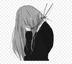Apparently, anime creators love making their audience cry. Drawn Sadness Sad Thing De Chicas Anime Tristes Sad Anime Girl Black And White Png Free Transparent Png Images Pngaaa Com