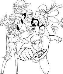 Pin On Young Justice Coloring Pages