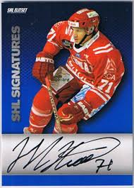 2008-09 SHL Signatures s.1 #17 Jonathan Hedström Timrå IK