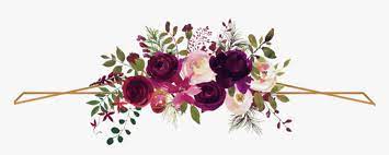 Upload and share your original clipart works now. Burgundy Watercolor Flowers Free Hd Png Download Transparent Png Image Pngitem