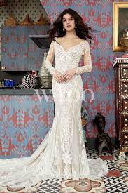 Wtoo 11109s Viola With Sleeves Bridal Dress In 2021 Fitted Lace Wedding Dress Wtoo Wedding Dress Stylish Wedding Dresses