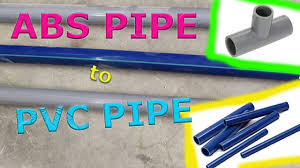 Ini bagaimana untuk meratakan paip air pvc, untuk bahan mentah dari perkara yang mudah hingga perkara yang hebat. Abs Pipe To Pvc Pipe How To Connect Cara Pemasangan Paip Abs Ke Paip Pvc Youtube