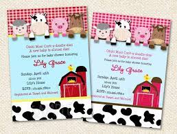 Cute Sentiment Barnyard Baby Shower Invitations Farm Baby Shower Invite Baby Shower Invitations Etsy