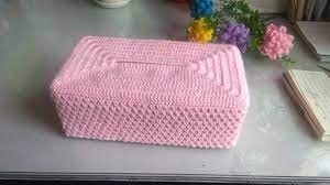 Hehee walaupun mungkin ada yang dah gheti kan, aku tak kira aku nak share juga. Crochet Tissue Box Cover Youtube