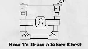How To Draw A Silver Chest From Clash Royale Step By Step Clash Royale Drawings Clash Of Clans