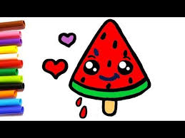 Come Disegnare Il Gelato All Anguria Kawaii Disegni Da Disegnare Disegni Facili Youtube Kawaii Come Disegnare Disegni Facili