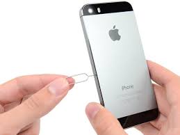 Match the three golden contacts on the top or the bottom of the battery to the contacts on the phone. Iphone 5s Sim Card Replacement Ifixit Repair Guide