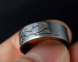 Hand Crafted Lightning Bolt Sterling Silver Ring Lightning Ring Rings Rings For Men