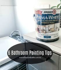 See what supplies you'll need 3. 6 Bathroom Painting Tips The Plumbette