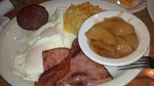 2 quarts quartered apples 1 1/2 cups water 1/2 cup cider 2 1/2 cups sugar 1/2 teaspoon allspice 1/2 teaspoon cinnamon 1/4 teaspoon cloves. Cracker Barrel The Bite Tonight