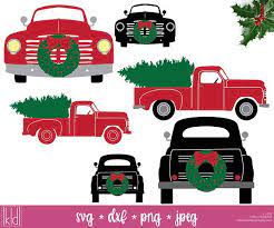 The Big 22 Piece Vintage Christmas Truck Svg Bundle For Little Etsy Christmas Truck Christmas Tree Truck Christmas Svg