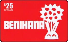 Promotion available for benihana gift cards only, be the chef gift cards are not eligible. Gift Card Bunch Of Flowers 25 Benihana United States Of America Benihana Col Us Bh 002 025