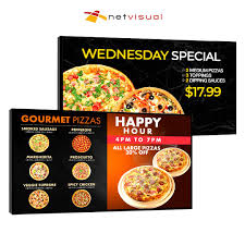 Digital Menu Boards By Netvisual In 2020 Digital Menu Boards Digital Menu Menu Board Restaurant