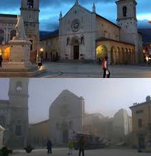 Archivio storico ed elenco terremoti a norcia. Terremoto Crolla La Cattedrale Di Norcia Basilica Italy Macerata