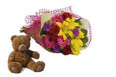 Thank you for delivering fresh flowers to my fiance in malta. 22 Cute Teddy Bear With Flowers Ideas Flowers Flowers Delivered Cuddly Teddy Bear