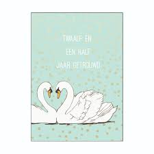 Kaart 12 5 Jaar Getrouwd Druk En Vorm Webshop