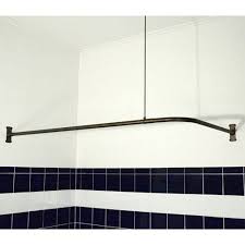 Problem Solvers 10 Uniquely Shaped Shower Curtain Rods Shower Curtain Rods Corner Shower Curtain Rod Corner Shower
