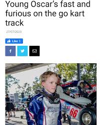 Well done Oscar Ray! 👏🥹The front page of the paper does not come close to  summing up all your hard work, dedication and mental toughness! I could not  be more proud of