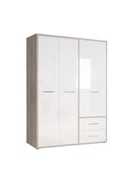 Pax 150 breit mit schiebeturen kleiderschrank in 67227 frankenthal. Kleiderschrank Jandia 19 Reduziert 150cm Breit Sandeiche Weiss