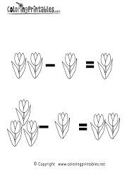 Subtraction with regrouping coloring pages. Subtraction Coloring Page A Free Math Coloring Printable